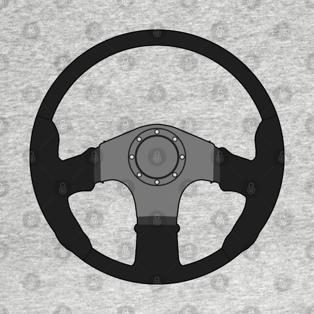 Steering Wheel Car Driving Vehicle Speed Gift Idea by FlashDesigns01